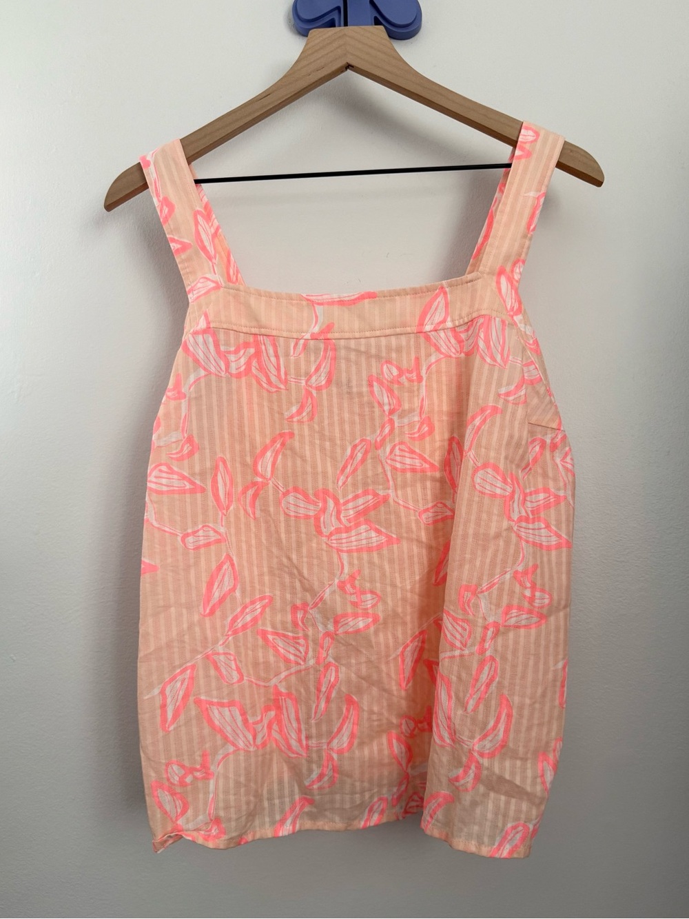 Carve Designs XL Jacey Babydoll Tank Top Jade Relaxed Peachy Orange Sheer Beach - Picture 1 of 6